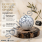 Howlite Healing Crystal Sphere – Natural Crystal Ball for Peace, Focus, Patience & Emotional Balance | Polished Gemstone Sphere for Meditation, Reiki & Home Décor
