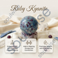 Ruby Kyanite Crystal Sphere – Natural Healing Crystal Ball for Passion, Intuition, Balance & Spiritual Growth | Polished Gemstone Sphere for Meditation, Reiki & Home Décor