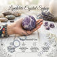 Lepidolite Crystal Sphere – Natural Healing Crystal Ball for Emotional Balance, Peace, Spiritual Growth & Positive Energy | Polished Gemstone Sphere for Meditation, Reiki & Home Décor
