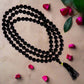 Soulwise Black Agate Mala Beads 108 – (Handmade Gemstone Japa Mala for Men & Women).