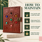 7 Chakra Crystal Manifestation Journal – Leather Bound 8" × 6" Notebook for Gratitude, Goal Setting & Daily Reflection