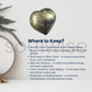 Soulwise Druzy Pyrite Heart-Shaped Decor for Energetic Protection, Vitality, Manifestation, and Abundance. Valentine Gift Housewarming (Pyrite).