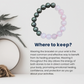 Rose Quartz & Pyrite combine Crystal Bracelet