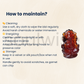Soulwise Gomedh Ganesha, Hessonite Garnet Ganesha 47ct.
