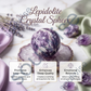 Lepidolite Crystal Sphere – Natural Healing Crystal Ball for Emotional Balance, Peace, Spiritual Growth & Positive Energy | Polished Gemstone Sphere for Meditation, Reiki & Home Décor