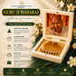 Guru Ji Maharaj Golden Paduka Temple Box with Photo Frame – Premium Spiritual Décor & Divine Blessings Showpiece for Home, Office & Pooja Room