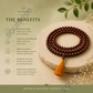 Red Sandalwood Mala (Lal Chandan Mala) 8mm – Natural Wooden Prayer Mala for Meditation, Mantra Chanting, Yoga & Spiritual Wellness