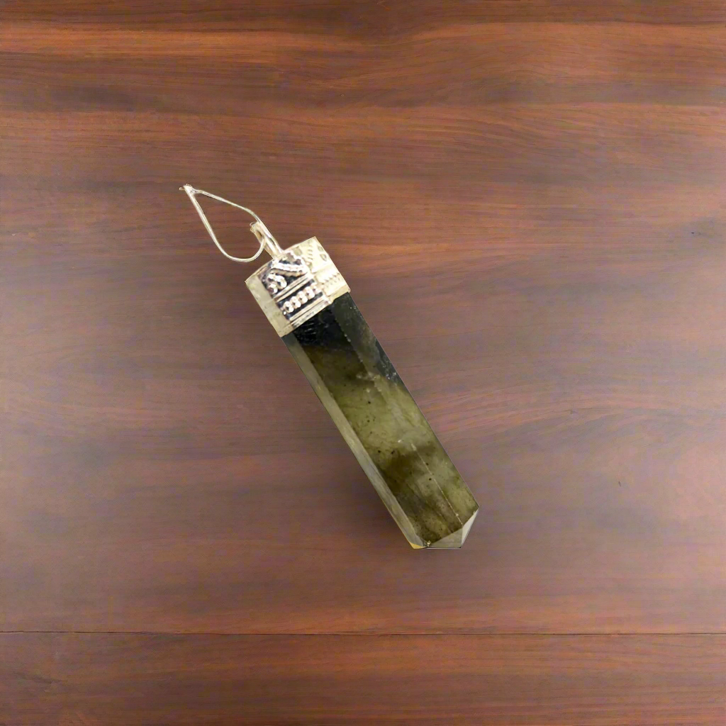 Natural Crystal Point Pendant