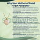 Mother of Pearl Heart Pendant with Chain – Natural Heart-Shaped Shell Necklace for Love, Harmony & Elegant Everyday Wear