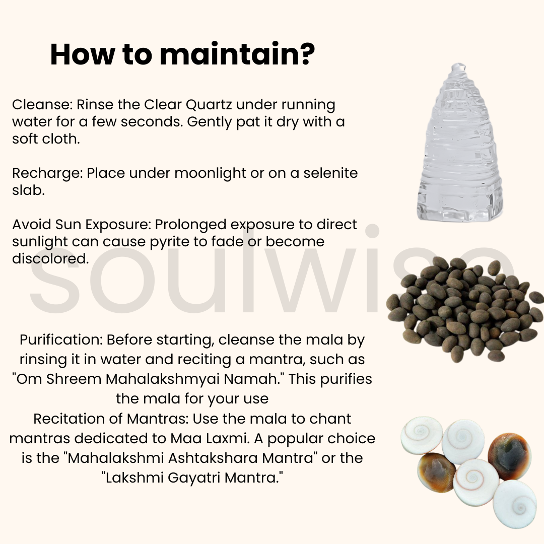 Diwali Spiritual Combo – Gomti Chakra (Set of 5) + Kamal Gatta Mala + Energized Shree Yantra (1 Inch) | Vastu Pooja Gift for Wealth, Prosperity & Protection