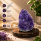 Natural Amethyst Geode Raw Crystal Stone – Authentic Purple Quartz Cluster for Home Decor, Meditation & Positive Energy (260g)