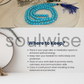 Soulwise Natural Turquoise Jaap Mala with 108+1 Beads (8mm) | Healing Prayer Beads for Meditation, Mantra Chanting, Spiritual Protection & Chakra Balance