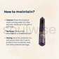 6-Inch Polished Amethyst Wand – Natural Crystal for Healing, Meditation & Energy Work