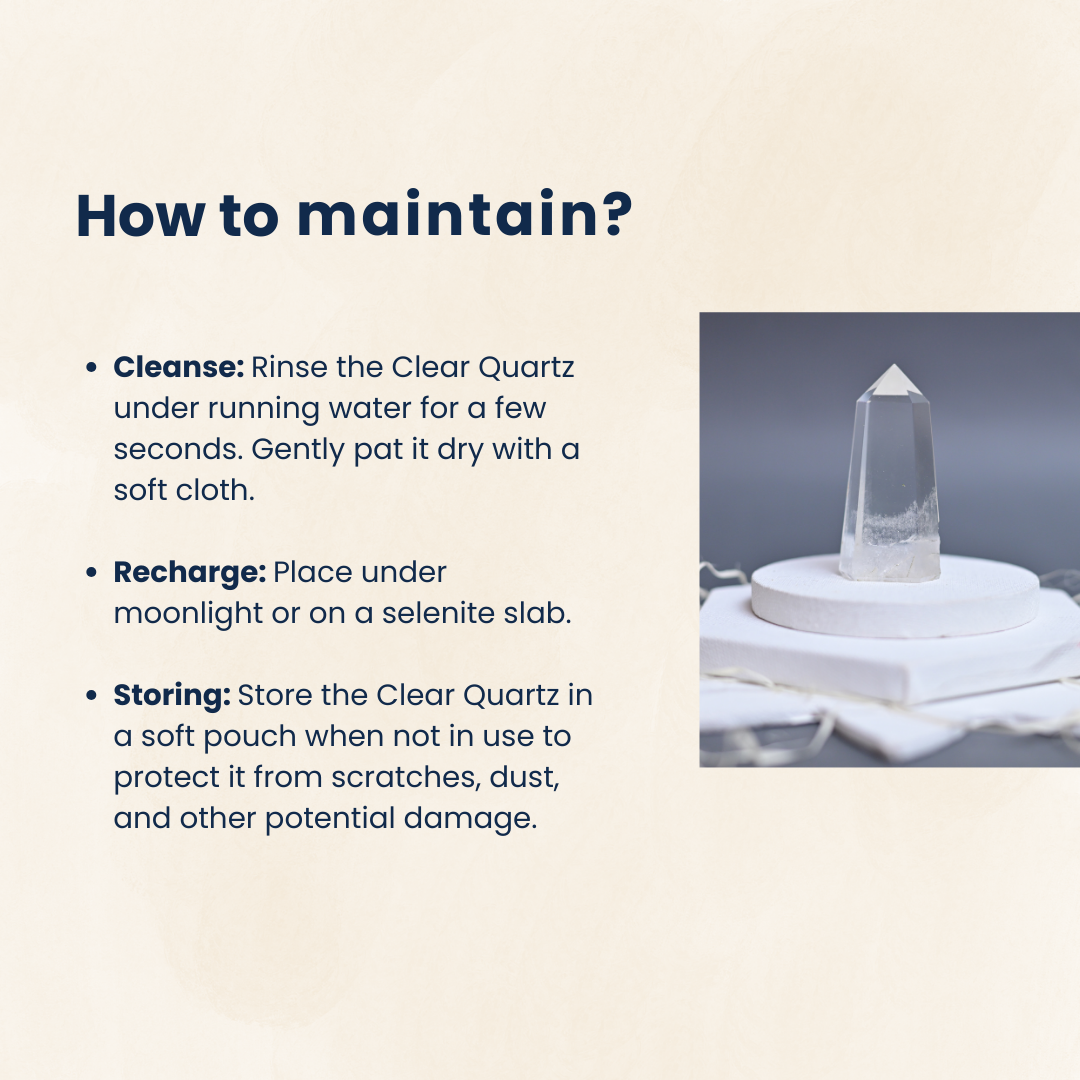 Clear Quartz free form Tower