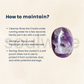 Natural Amethyst Palm Stone – Healing Crystal for Meditation, Stress Relief & Energy Balancing – Pocket-Sized Worry Stone