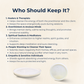 Soulwise Selenite Crystal Recharging Plate – Round White Charging Slab for Cleansing Crystals, Jewelry & Energy Tools