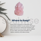 Soulwise Rose Quartz Ganesha 13cm Tall, Healing Crystal for Love, Compassion, Abundance and Positivity, Housewarming Gift Decor