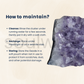 Soulwise Healing Amethyst cluster, Amethyst Geode, self-standing, Healing, protective crystal cluster decor, 920g  (Small)