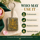 Pyrite Wealth Money Magnet Keychain with Laxmi Yantra – Crystal Keyring for Everyday Use & Spiritual Gifting
