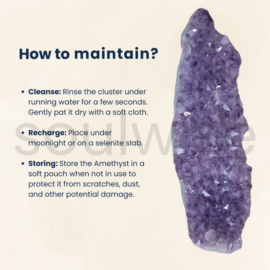 Healing Amethyst cluster, Amethyst Geode, self-standing, Healing, protective crystal cluster decor approx 2kg (Large)
