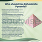 Natural Rhodonite Crystal Pyramid – Gemstone Energy Pyramid for Balance, Compassion & Spiritual Décor