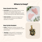 Rakhi Gift Combo – Raw Pyrite Crystal Pendant+ Rose Quartz Gua Sha Tool | Healing Energy & Skincare Ritual Love, Glow & Wellness Set for Your Sister