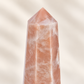 Natural Peach Moonstone Crystal Pencil – Healing Gemstone Point for Emotional Balance, Inner Peace, Love, Intuition, Reiki, Meditation, Chakra Balancing & Positive Energy