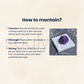 Amethyst Rose Flower with Healing Crystal Meaning Sticker – Hand-Carved Natural Amethyst Crystal Rose for Home Décor