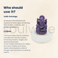 Soulwise Healing Amethyst Ganesha 2.5" for Peace, Success, Wealth and Happiness, Diwali Gift, Decor.