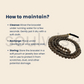 Soulwise Smoky Quartz Japa Mala – 108 Beads | 8mm Natural Crystal Prayer Necklace for Grounding, Aura Protection & Meditation