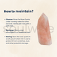 Soulwise Rose Quartz Obelisk Tower – Natural Pink Gemstone Wand for Chakra Balancing, Meditation & Home Decor