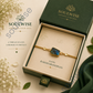 Rough Labradorite Rakhi Cum Bracelet – Natural Crystal Rakhi Bracelet for Protection, Intuition & Positive Energy