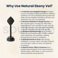 Natural Ebony Vel – Sacred Vel Symbol for Protection, Strength & Divine Blessings