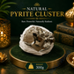 Natural Pyrite Cluster Raw Crystal Stone – Authentic Golden Fool’s Gold for Prosperity, Protection & Positive Energy (60g)