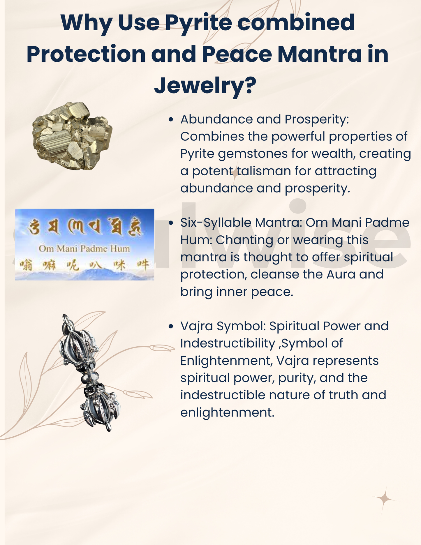 Soulwise Rakhi Gift Hamper for Brother – Pyrite & Rose Quartz Crystal Trees (6"), Pyrite & Vajra Bracelet – for protection and abundance