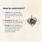 Heart-Shaped Amethyst Crystal Pendant for Women | Natural Healing Stone Jewelry for Love & Calm .