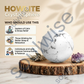 Howlite Healing Crystal Sphere – Natural Crystal Ball for Peace, Focus, Patience & Emotional Balance | Polished Gemstone Sphere for Meditation, Reiki & Home Décor
