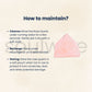 Rose Quartz Pyramid – Small Natural Crystal Pyramid for Love, Healing & Energy Balancing