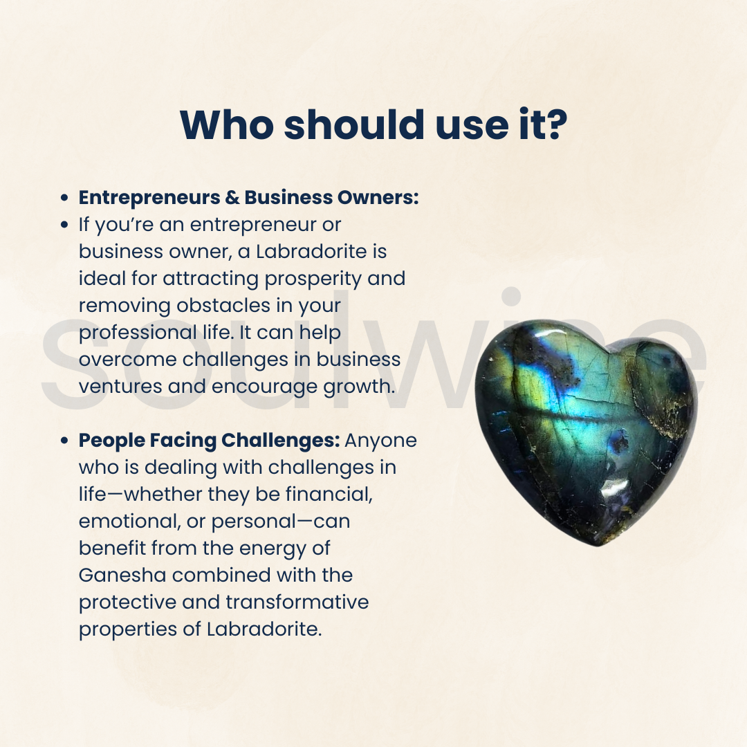 Labradorite Healing Crystal Heart – Natural Gemstone for Positive Energy, Protection, and Spiritual Balance