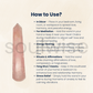 Soulwise AuraGuardian Rose Quartz Energy Wand – 100-150g for Healing, Aura Cleansing & Chakra Activation