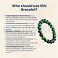 Green Tiger Eye Bracelet 10mm – Natural Stretch Crystal Beads for Protection, Confidence & Positive Energy | Unisex Healing Stone