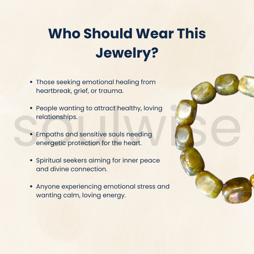 Labradorite Tumbles Bracelet – Natural Healing Crystal Bead Bracelet for Intuition, Protection & Energy Balance