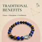Capricorn Zodiac Crystal Bracelet with Hamsa Hand Charm – Certified Natural Multi-Stone 8mm Beads