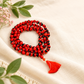 Soulwise Rakta Gunja Mala | 108 Beads Rakta Gunja Japa Mala | Sacred Red Gunja Seed Mala for Mantra Chanting, Spiritual Sadhana & Energy Protection.