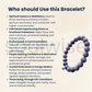 Natural Tanzanite Gemstone 10mm Bracelet – Premium Crystal Beaded Bracelet forwisdom, transformation, and positive energy.