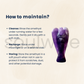 Amethyst Angel Figurine 1 "