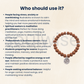 Om Rudraksha Bracelet – Natural Rudraksha Beads with Om Charm | Spiritual Protection, Meditation & Positive Energy Bracelet for Men & Women
