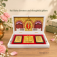 Sai Baba Temple Box – Compact Devotional Mandir for Home Prayer, Travel & Religious Gifting