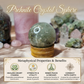 Prehnite Crystal Sphere (60–65mm) with Stand – Natural Healing Crystal Ball for Meditation, Reiki, Chakra Balancing & Home Décor