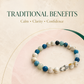 Gemini Zodiac Crystal Bracelet with Hamsa Hand Charm – Certified Natural Multi-Stone 9mm Beads
